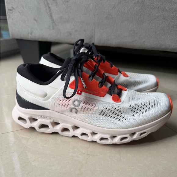 ON RUNNING Cloud Cloudstratus 3 White Sand Sneakers SZ 7.5 - Picture 4 of 12